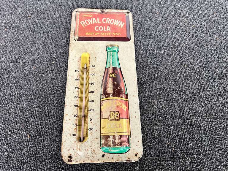 Vintage RC cola thermometer, see pictures for details. image