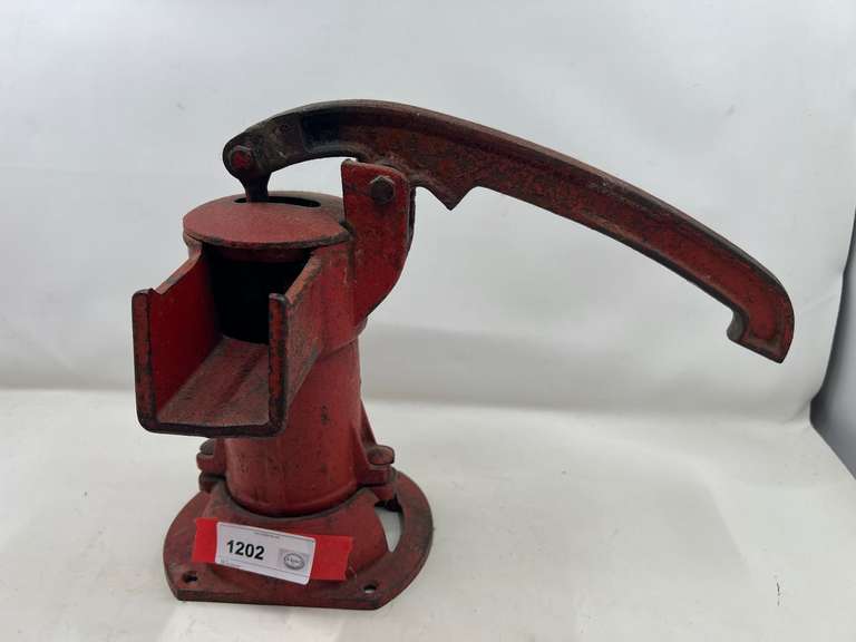 KIT… Antique cast-iron water pump head, see pictures for details. image