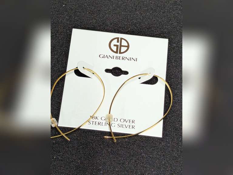 Giani Bernini 18k Gold Over Sterling Silver Earrings image