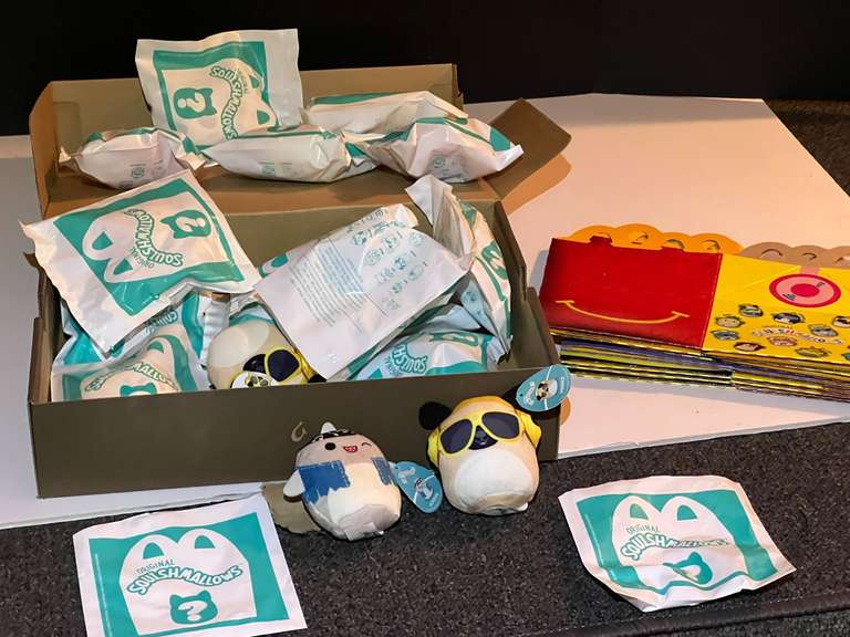 BR3… McDonald’s collectible Squishmallows, and boxes, see pictures for details. image
