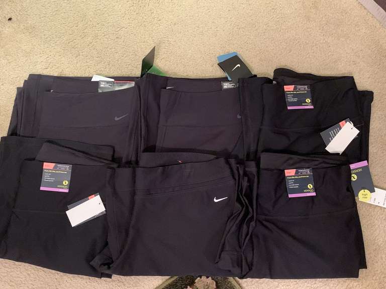 6 PAIR 1XL ATHLETIC PANTS (5 NEW W/ TAG) - UP BED 1 image