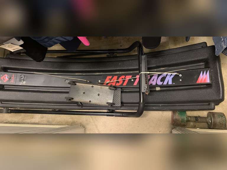 FAST TRACK EXERCISE MACHINE & HANDMADE DUMBBELL - UP BED 1 CLOSET image