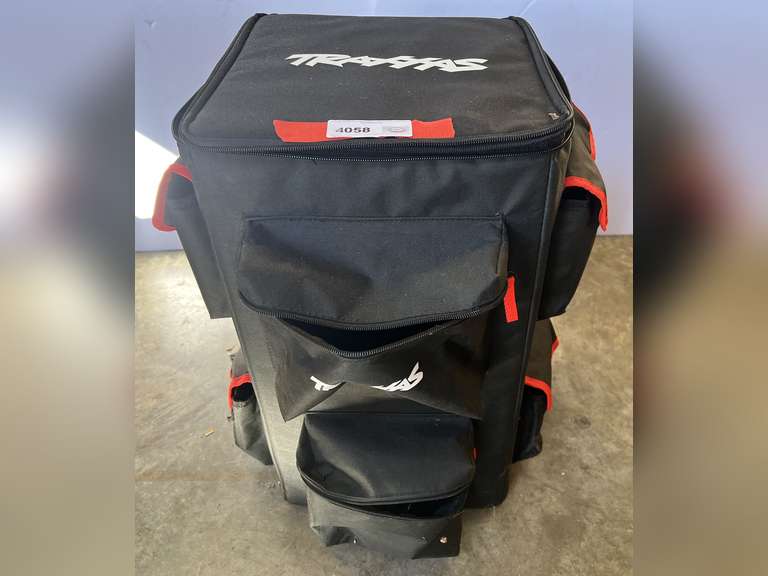 Traxxas RC Car Carrier Backpack, with remote control car and controller, see pictures for details. image