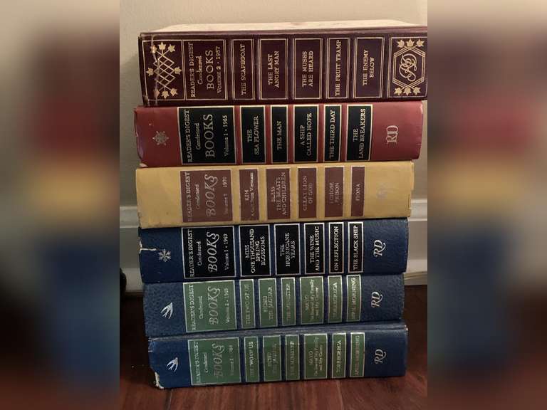 3 FIRST EDITION 1969, 1 FIRST EDITION 1970, 1 FIRST EDITION 1965 & 1 FIRST EDITION 1957 READER'S DIGEST HARDBACK BOOKS - LIVING ROOM image