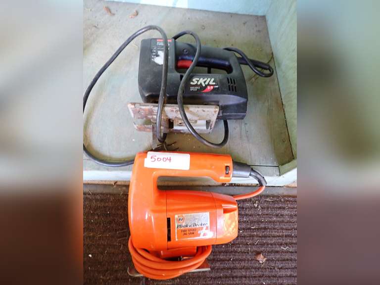 Two Jigsaws: Skil Variable Speed and Black & Decker Two Speed image