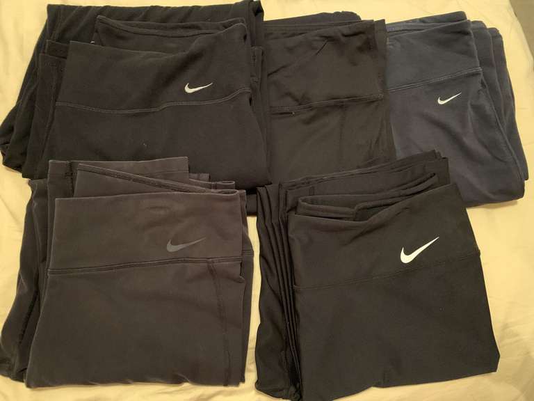 5 PAIR XL ATHLETIC PANTS (4 NIKE)- UP BED 2 image