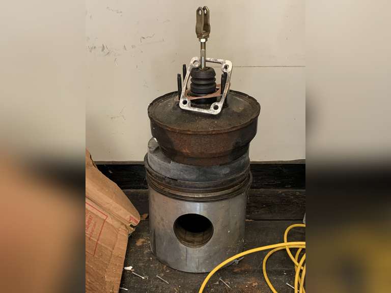 BRAKE BOOSTER, LARGE PISTON STEEL SPUR GEAR - GARAGE CLOSET image