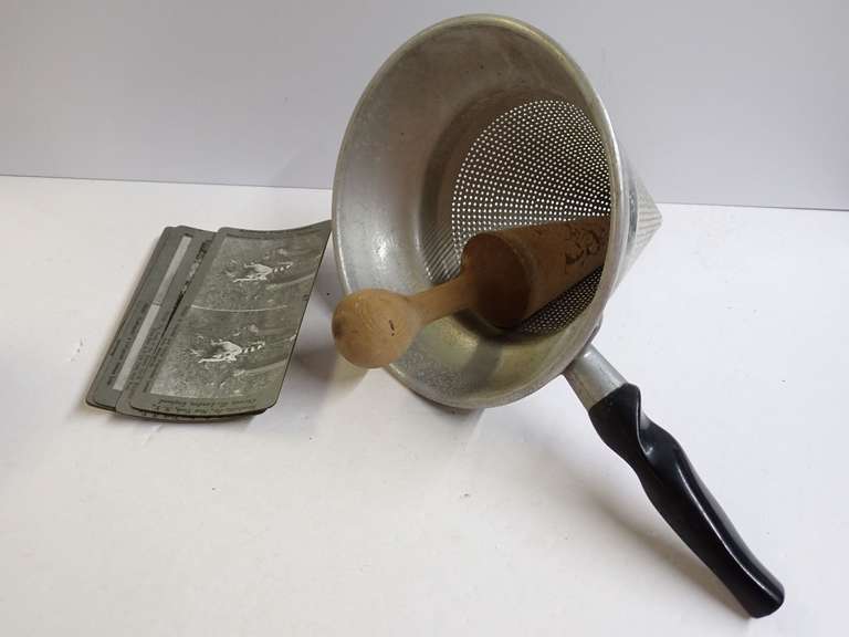 Food Mill and Keystone View Company Stereoview Cards image