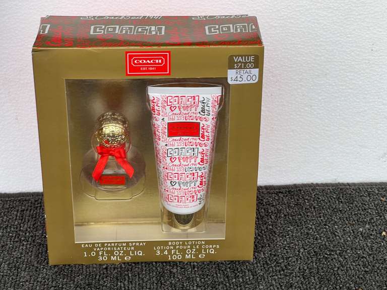 Coach perfume gift set, see pictures for details. image