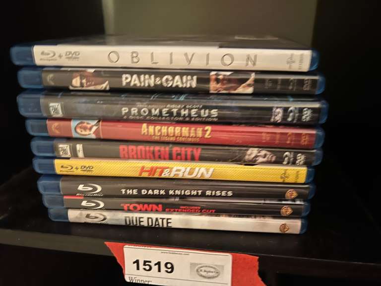 BR2… Blu-Ray DVDs, approximately nine pieces, see pictures for details. image