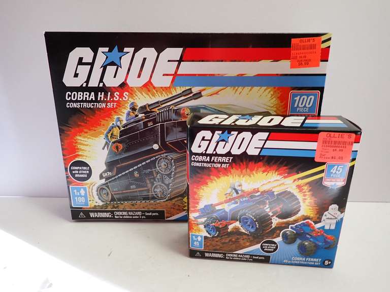 GI Joe Cobra H.I.S.S. and Cobra Ferret Construction Sets image