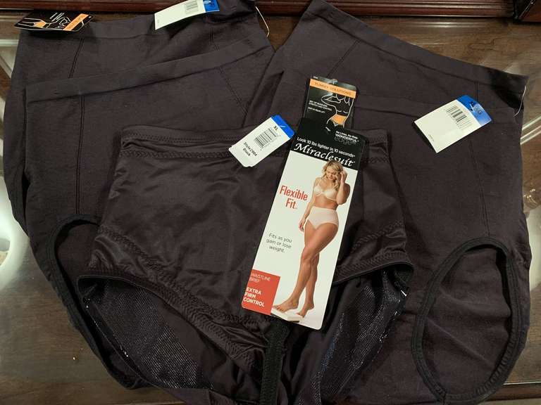 5 NEW PAIR BLACK SIZE XL PANTIES - UP MASTER BED image