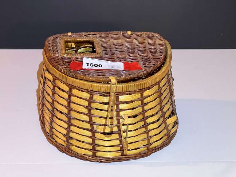 BR4… Woven fishing basket, see pictures for details. image