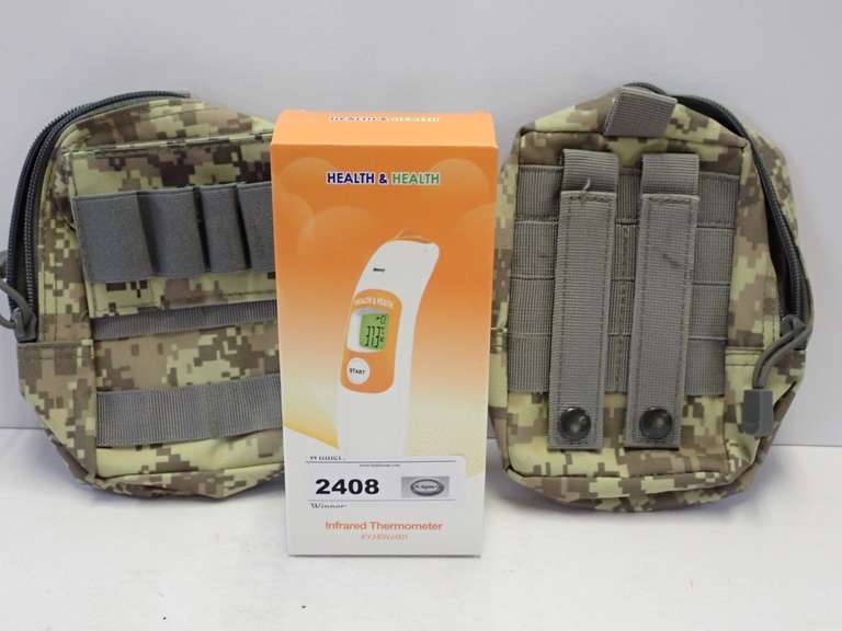 Health & Health Infrared Thermometer and Two Camouflage Pouches image