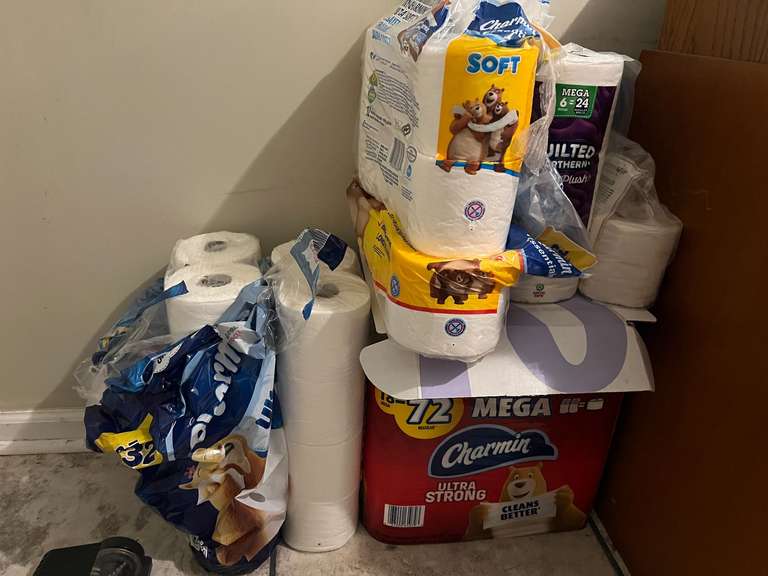 Laundry… Assortment of toilet paper, also comes with a mystery box, see pictures for details. image