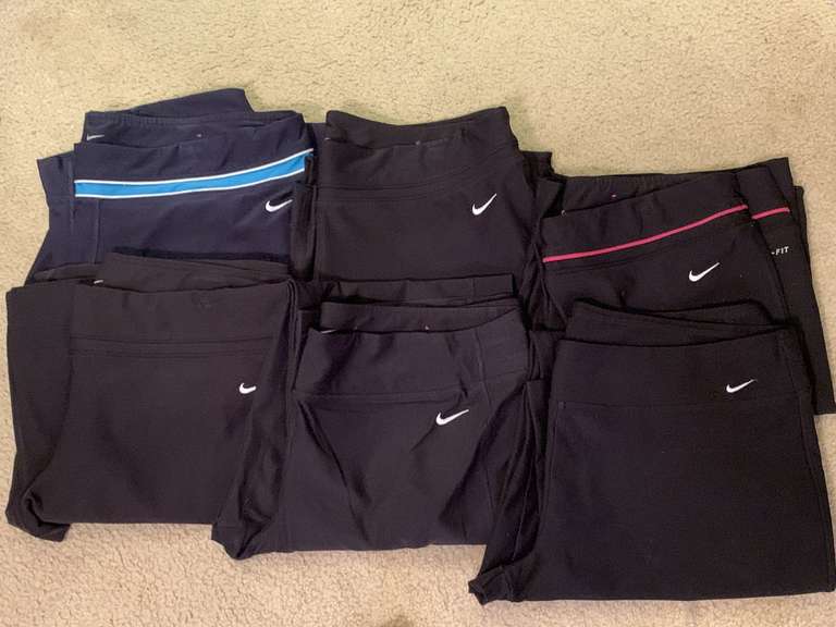 6 PAIR NIKE XL ATHLETIC PANTS - UP BED 1 image
