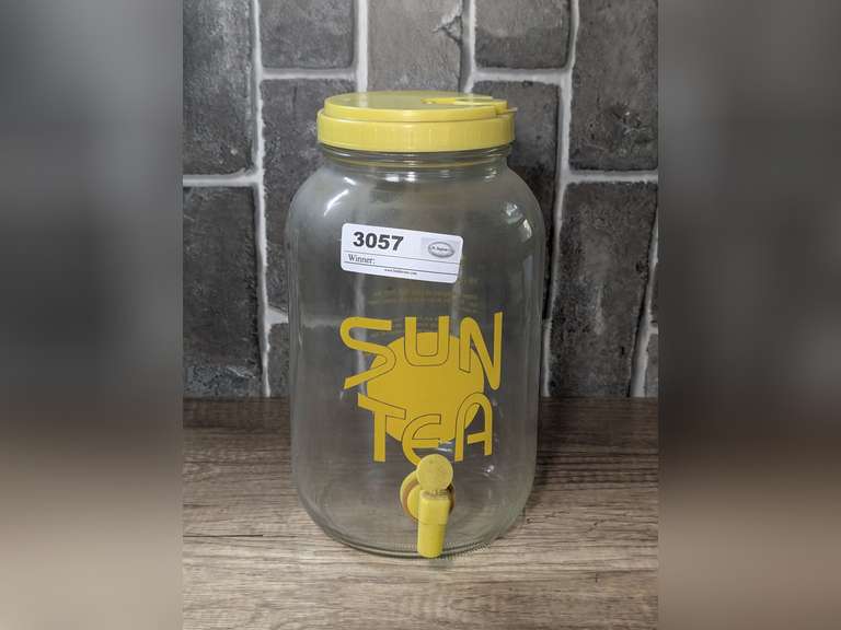 SUN TEA JAR WITH SPIGOT image