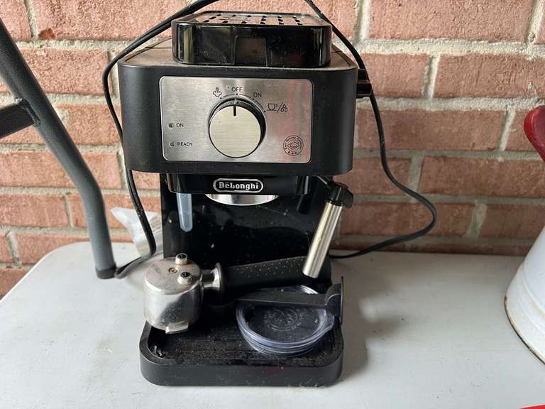 DeLonghi espresso/coffee maker, working condition unknown, see pictures for details. image