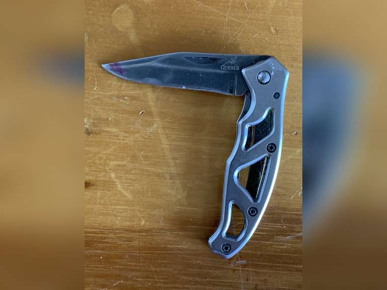 GERBER PARAFRAME SINGLE BLADE FOLDING POCKET KNIFE - CHECKOUT image