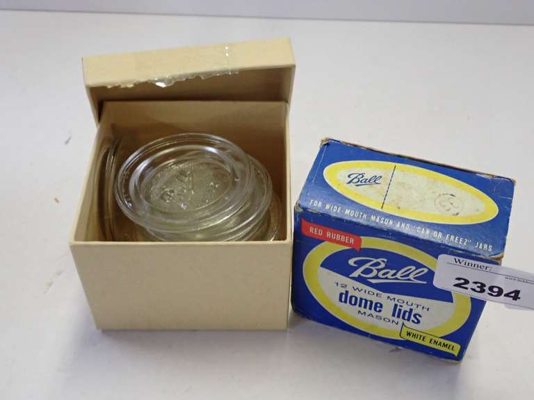 Vintage Ball Dome Mason Jar Lids image