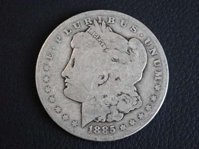 1885 MORGAN SILVER DOLLAR COIN