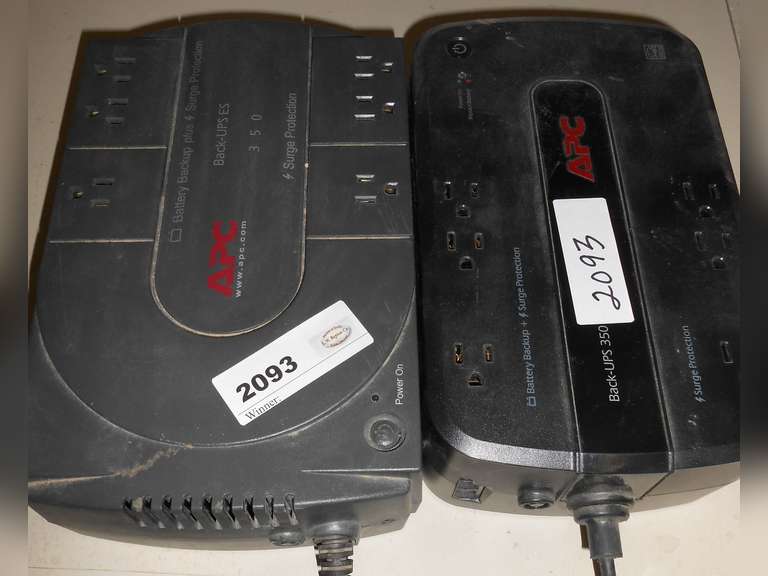(2) APC 350 SURGE PROTECTORS/BACK-UPS image