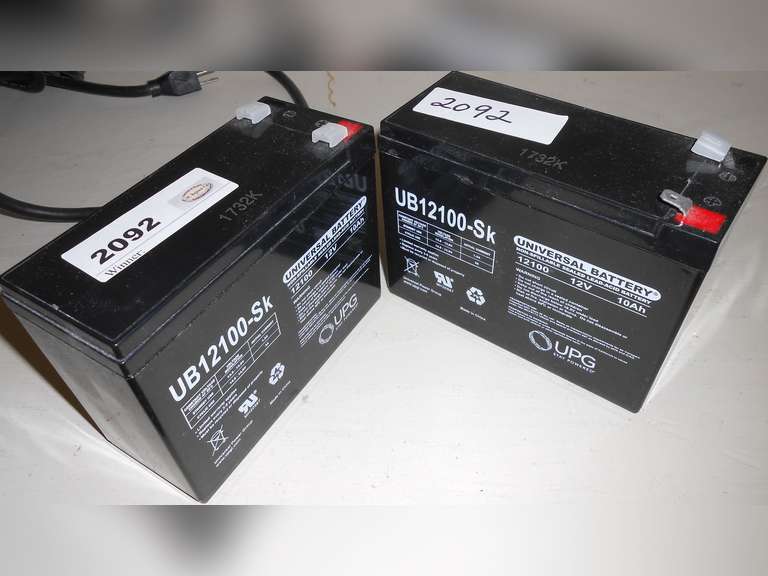 (2) UNIVERSAL BATTERY UB12100-SK SK image