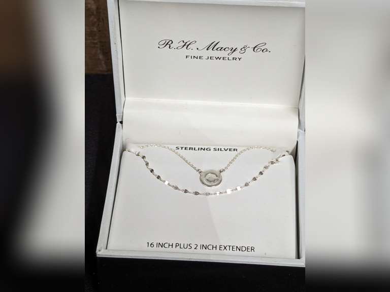 Sterling Silver Layered Necklace - 16 Inch + 2 Inch Extender image