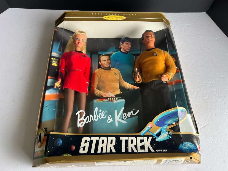 Barbie & Ken Star Trek, 30th anniversary collector edition, comes in original box, see pictures for details. image