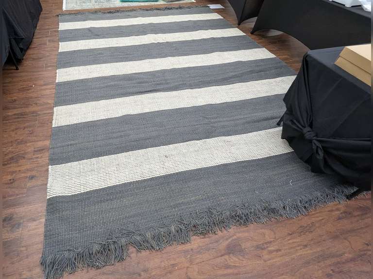 Threshold Studio McGee Striped, Handmade Area Rug - 9ft x 12ft image