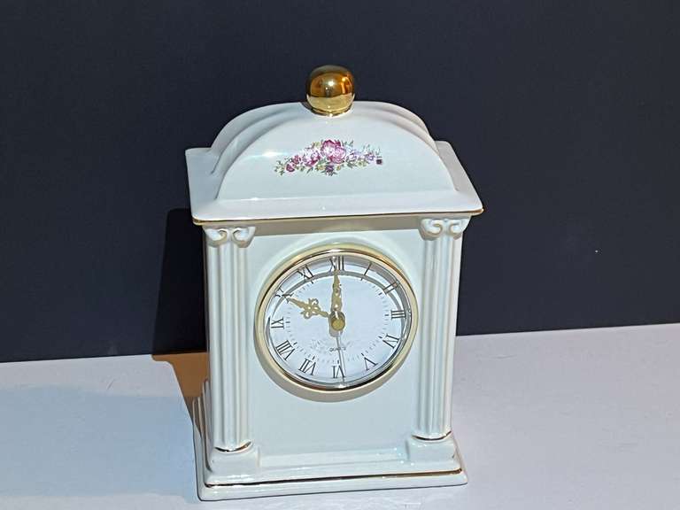 BR3…Paul Sebastian PS Limited Edition 1993 porcelain mantel clock. See pictures or details. image