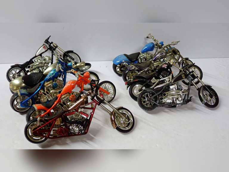 Collection of Motorcycle Diecast Models image