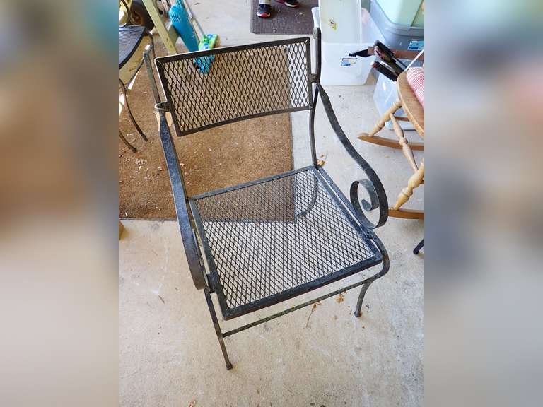 Wrought Iron Outdoor Chair image