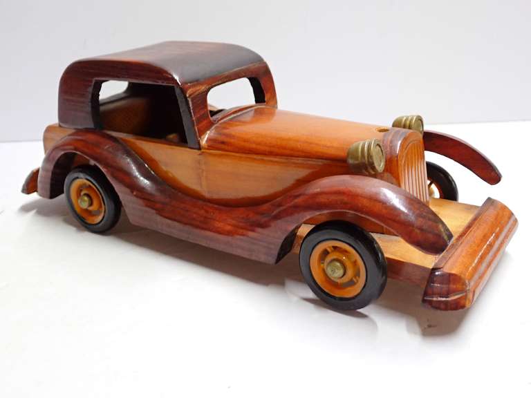 Handcrafted Wooden Replica Car by Heritage Mint, Ltd. image
