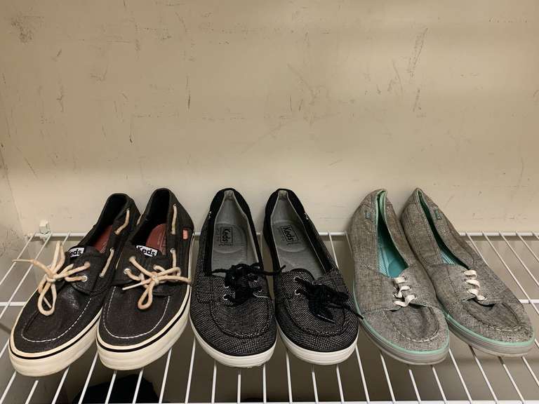 3 NEW PAIR LADIES KEDS/BOAT SHOES SIZE 9 1/2 - UP MASTER CLOSET 1 image