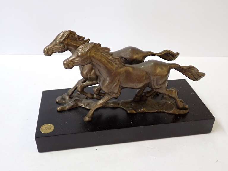 SPI Bronze Horse Sculpture on Base image