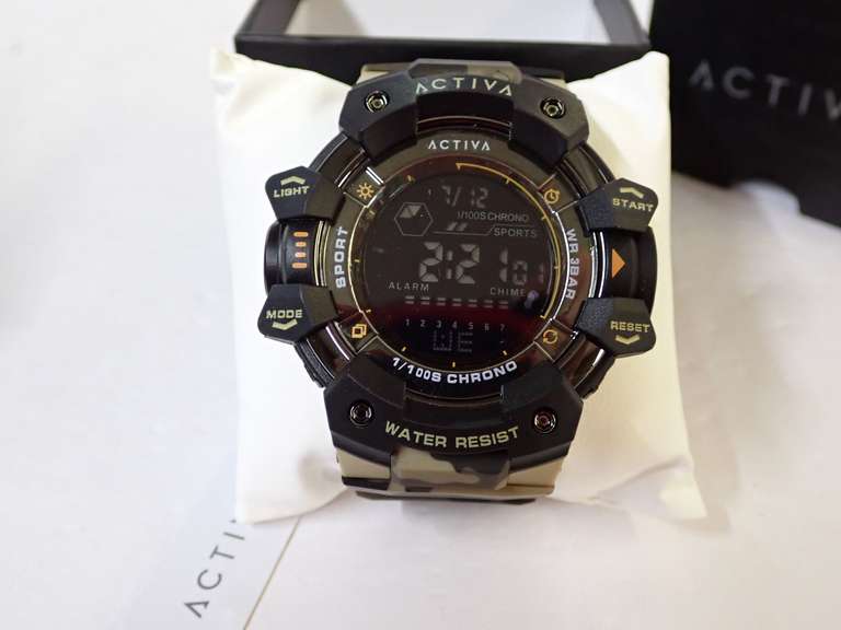ACTIVA Camo Digital Sport Watch with Box image