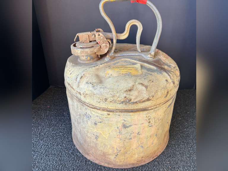 Vintage safety gas can, see pictures for details. image
