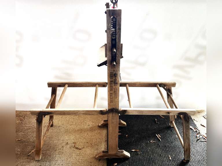 Antique Home Comfort handwashing station, this piece folds, see pictures for details. image