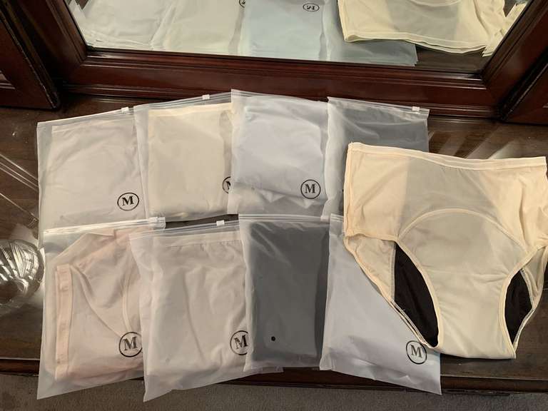 8 NEW PAIR SIZE MEDIUM EVERDRIES UNDERWEAR - UP MASTER BED image