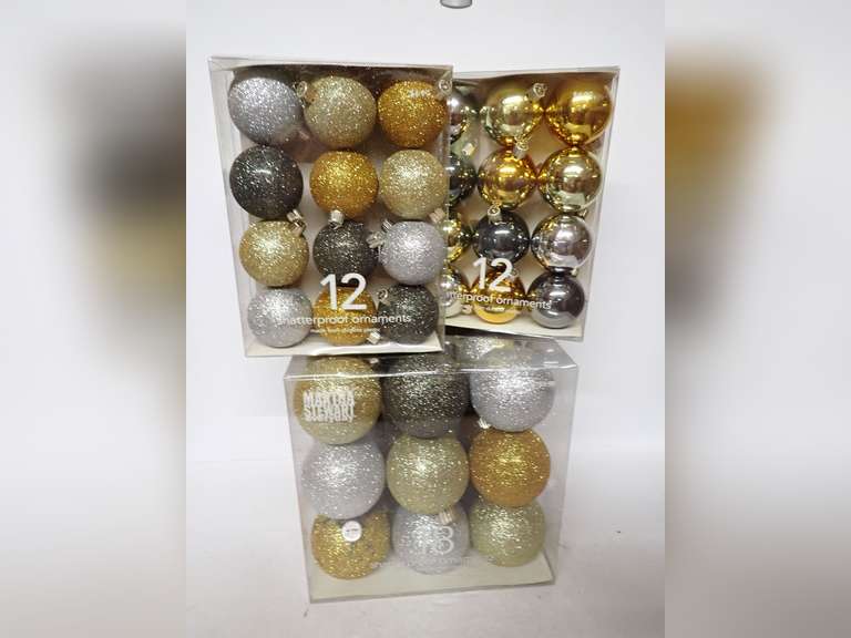 Assorted Decorative Christmas Ornaments image