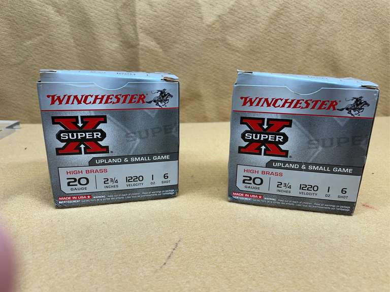 2 BOXES WINCHESTER SUPER X - 20 GA #6 image