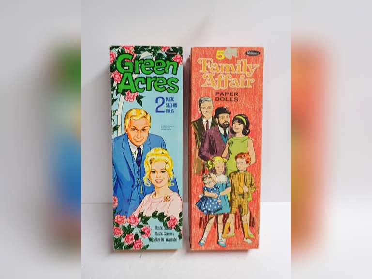 Whitman Green Acres and Family Affair Paper Dolls Set image