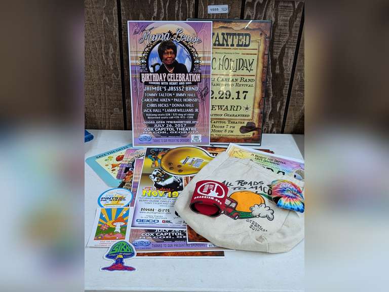 Assorted Macon Georgia Event Advertising and Memorabilia image