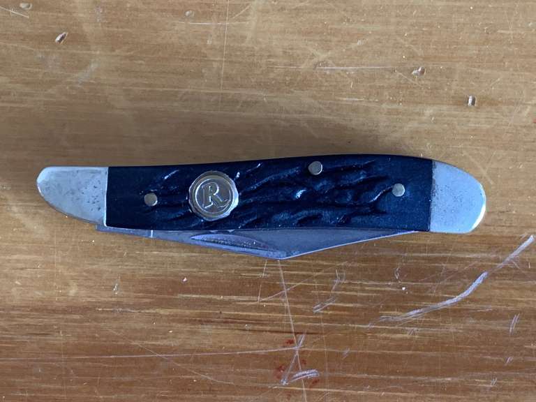 VINTAGE REMINGTON 2 BLADE FOLDING POCKET KNIFE - CHECKOUT image