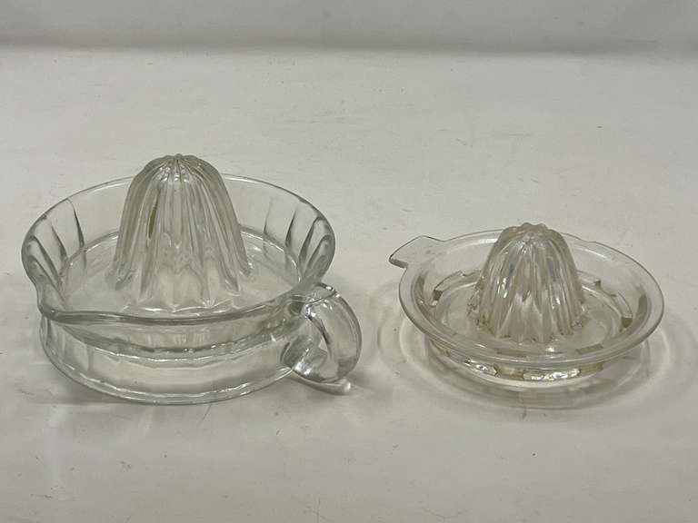 DEN… Vintage glass juicers, see pictures for details. image