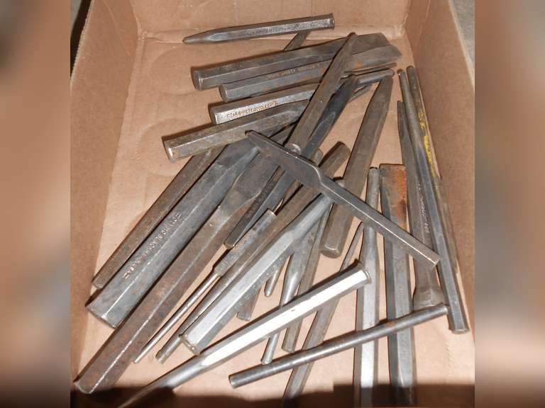 APPROX (29) PCS ASSORTED PUNCHES/CHISELS image