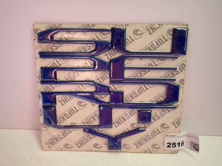 Ford F250 Super Duty Emblem Letters - Blue 2017-2019 image