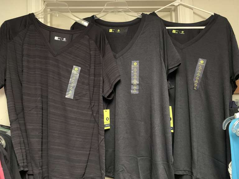LADIES ATHLETIC WEAR - 10 TOPS (SIZE 2XL- 7 NEW W/ TAG) - UP MASTER CLOSET 2 image