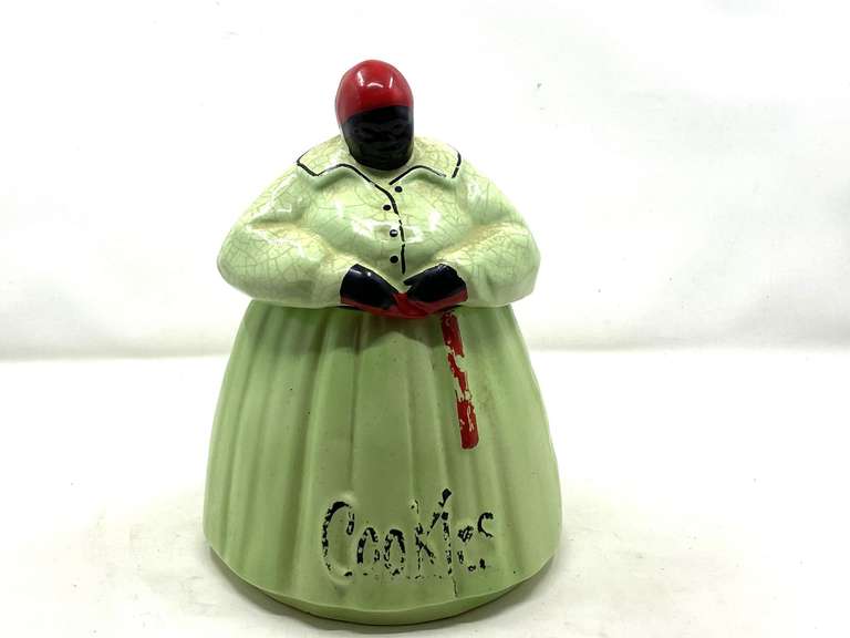 LR… Vintage McCoy Black Americana cookie jar, see pictures for details. image